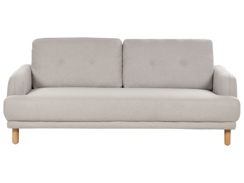 Sofa Tuve Beżowoszary dla 3 osób 1 szt.