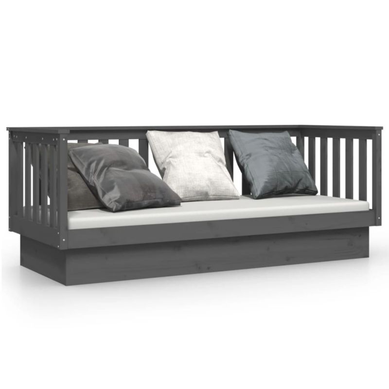 Łóżko dzienne WaszeMeble 75x190 cm szare WM-821576 1 szt.
