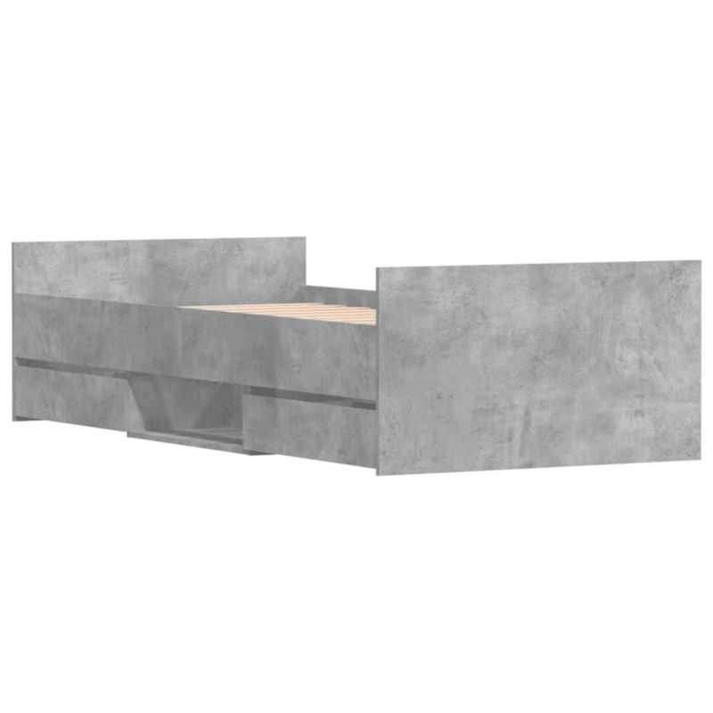 Łóżko drewniane WaszeMeble 90x200 cm szarość WM-3203806 1 szt.