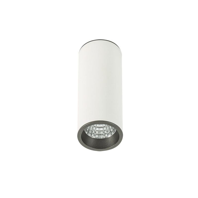 Spot oprawa sufitowa Italux Moldes biało-szary LED 7W 4000K 450lm IP20 wym: 6 x 6 cm aluminium - 1 szt.