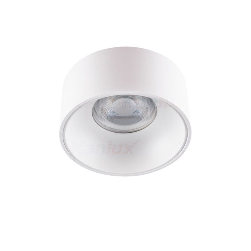 Oprawa sufitowa wpuszczana Kanlux Mini Riti biała 1 x GU10 x 25W IP20 wym: 8,5 x 8,5 cm okrągła - 1 szt.