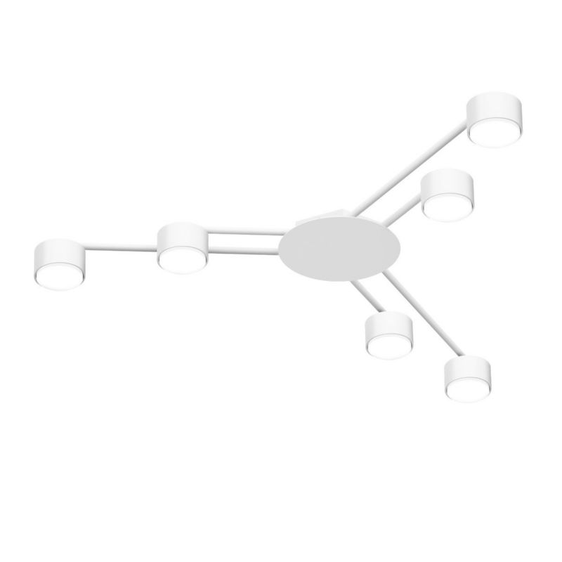 Lampa sufitowa wisząca Videx Spotgx53 4763 biała nowoczesna 6xGX53 x 1 szt.