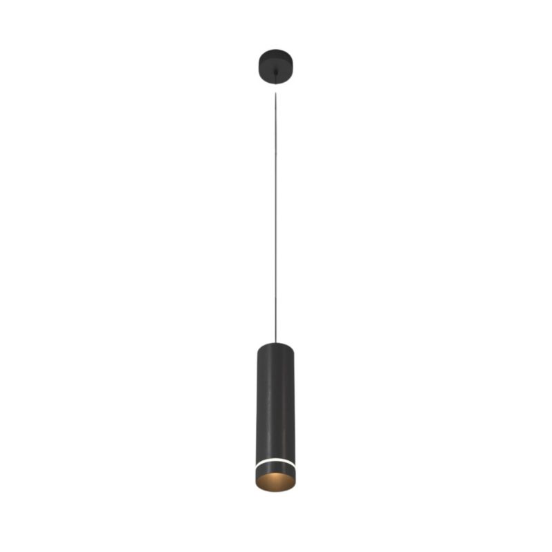 Lampa wisząca Maytoni Orlo 4019 czarna tuba wbudowany LED 12W 1 szt.