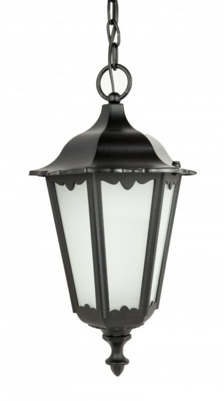 Lampa sufitowa zewnętrzna SU-MA Retro czarna 1 x E27 x 60W IP43 wym: 81 x 24 x 24 cm - 1 szt.