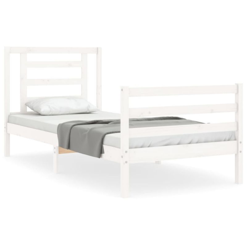 Łóżko drewniane WaszeMeble biała WM-3194667 1 szt.
