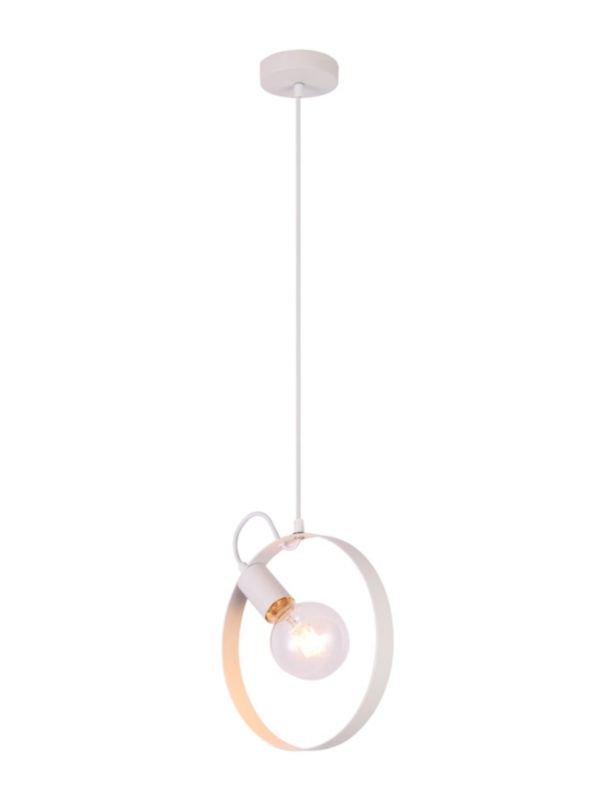 Lampa sufitowa wisząca Candellux Nexo biała wym: 100 x 25 x 3 cm 1xE27 x 40W 1 szt.