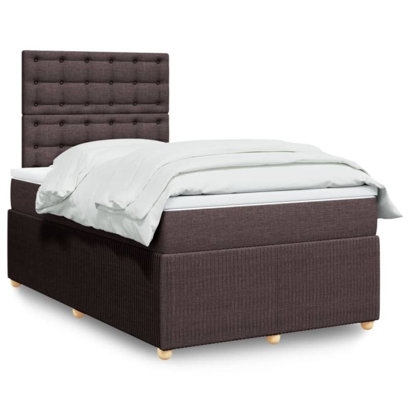 Łóżko kontynentalne WaszeMeble 120x200 cm brązowe WM-3292040 1 szt.