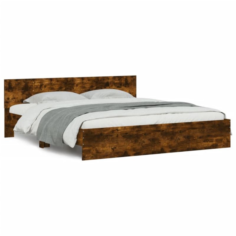 Łóżko drewniane WaszeMeble 180x200 cm brązowe WM-3207466 1 szt.