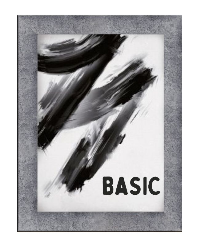 Ramka MDF BASIC na zdjęcie 21x29,7 cm beton 1 szt.