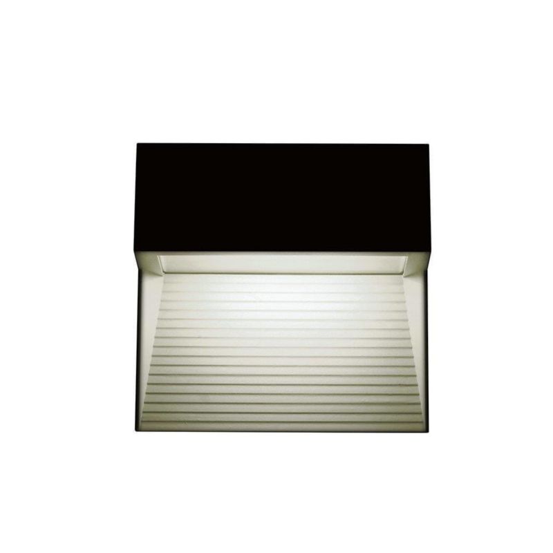 Oprawa zewnętrzna wpuszczana V-TAC 1172 czarno-biała LED 3W 4000K 210lm IP65 wym: 15,1 x 15,4 x 7,2 cm - 1 szt.