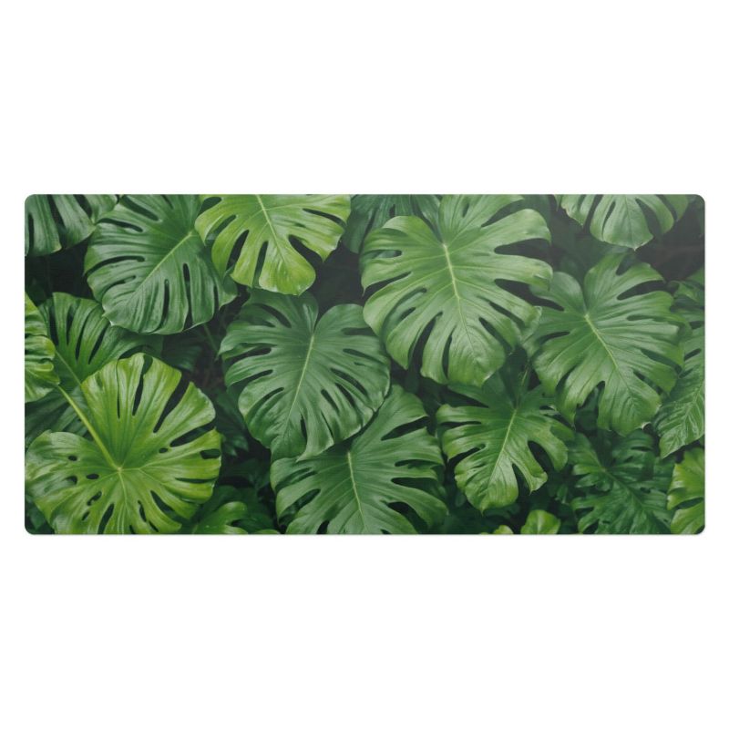 Podkładka gamingowa Wallfluent 120x60 cm Liście monstery 1 szt.