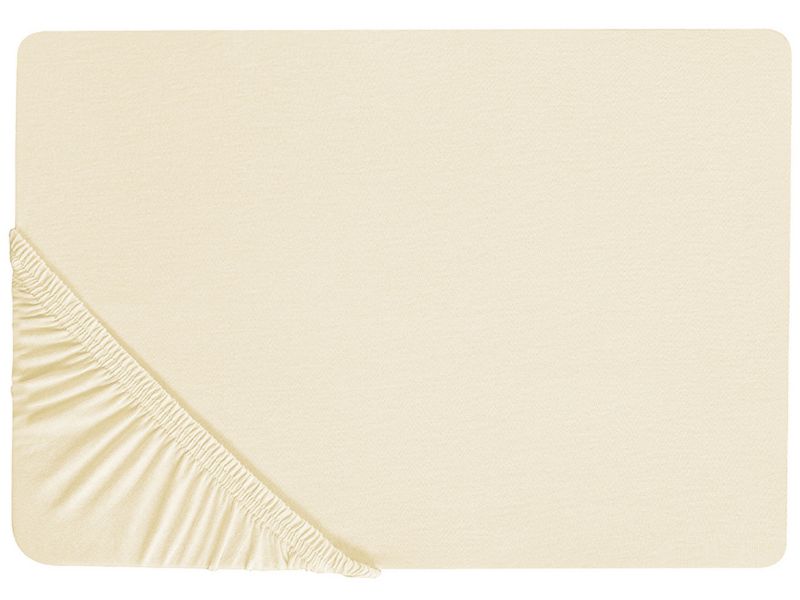 Prześcieradło z gumką Janbu Bawełna 180x200 cm Beżowy 1 szt.
