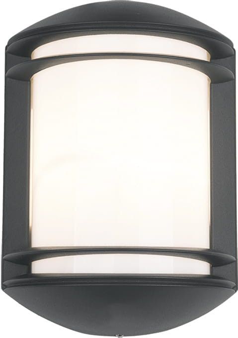 Kinkiet ścienny zewnętrzny Nowodvorski Lighting Quartz grafit 1 x E27 x 60W IP21 wym: 26 x 18 cm - 1 szt.