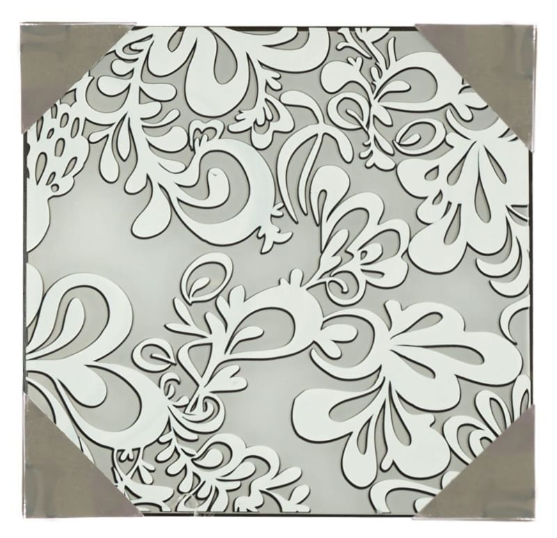 Plafon sufitowy nowoczesny Candellux Cedra srebrno-szary 3 x E27 x IP20 wym: 40 x 8 x 8 cm - 1 szt.