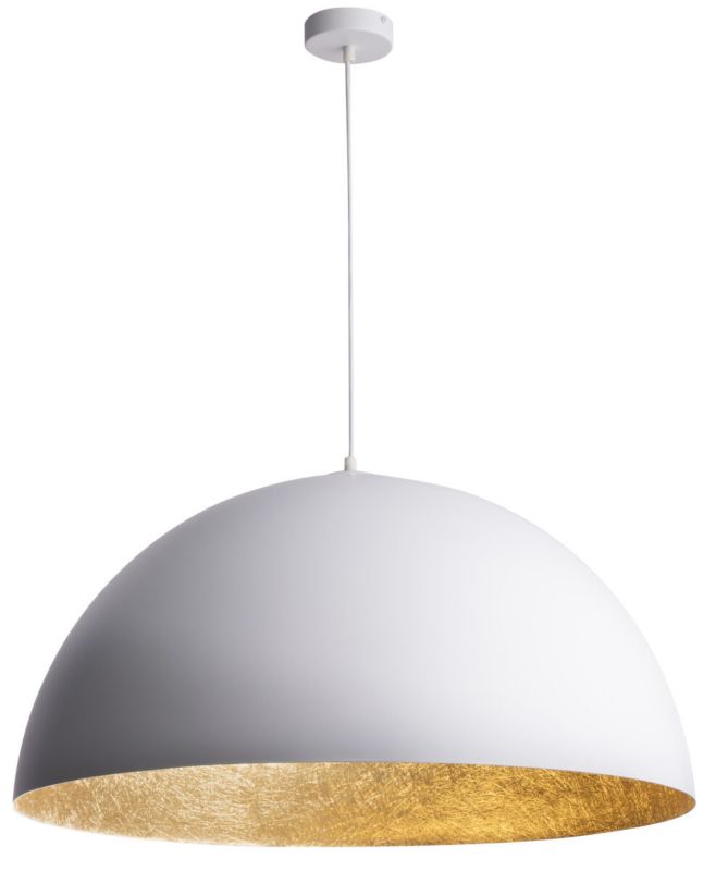 Lampa wisząca Sigma Lighting Sfera 8933 biało-złota dekoracyjna 1xE27 x 15W 1 szt.