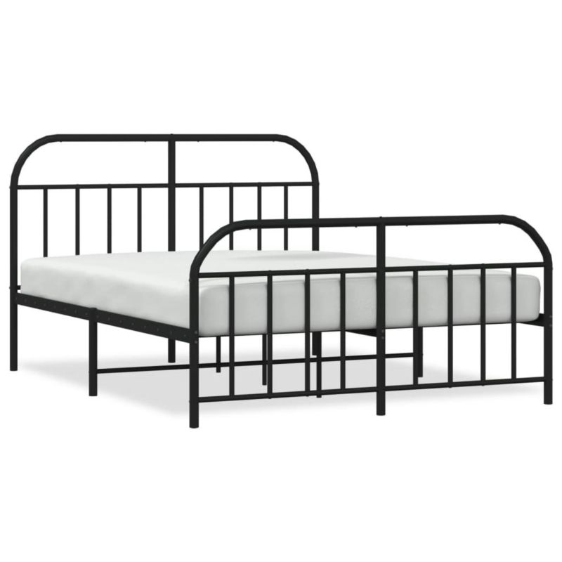 Łóżko metalowe WaszeMeble 160x200 cm czarne WM-353656 1 szt.