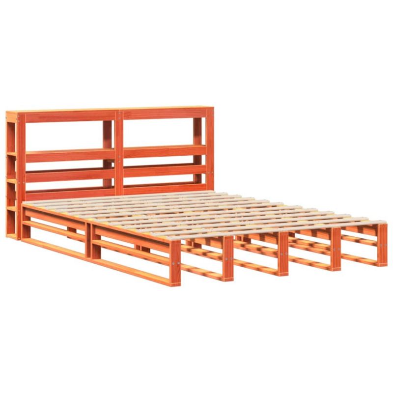 Łóżko drewniane WaszeMeble 120x190 cm brąz WM-3306518 1 szt.