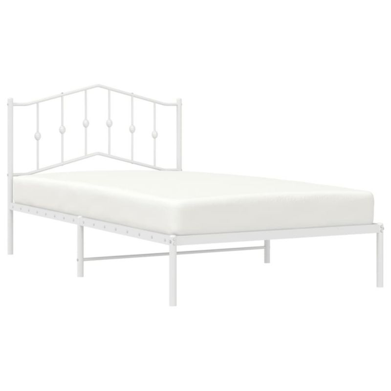 Łóżko metalowe WaszeMeble 100x200 cm biała WM-373833 1 szt.