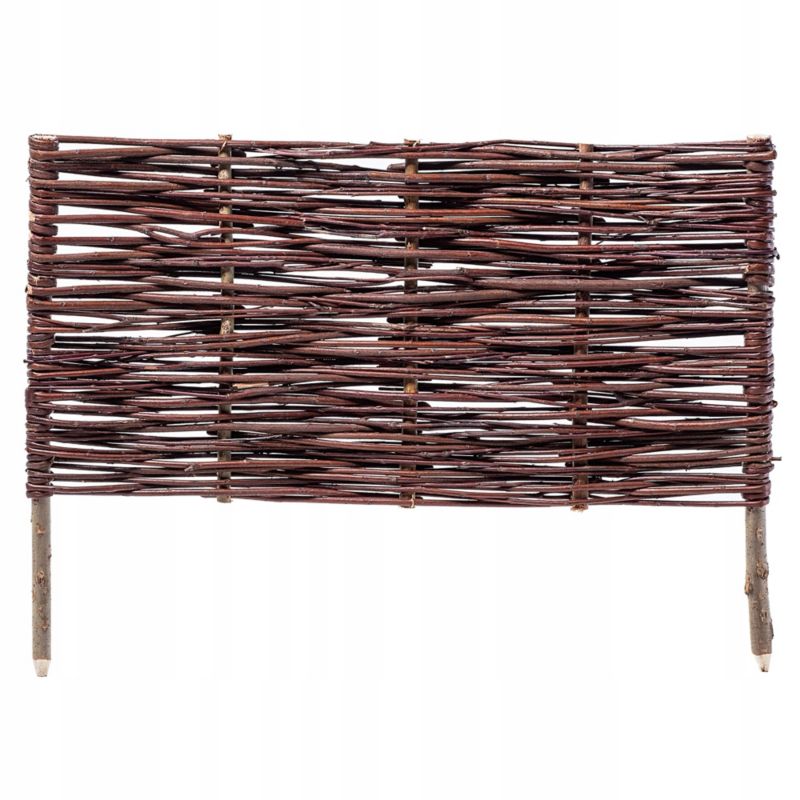 Palisada Wiklinowa KADAX Płotek 60x40cm Płot Obrzeże 1 szt.