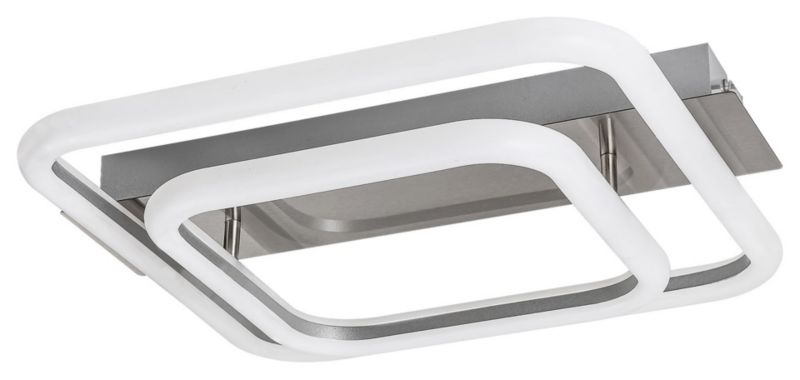 Lampa sufitowa wisząca Rabalux Fandral 9969 chrom satynowany-biała nowoczesna wbudowany LED 33W 1 szt.