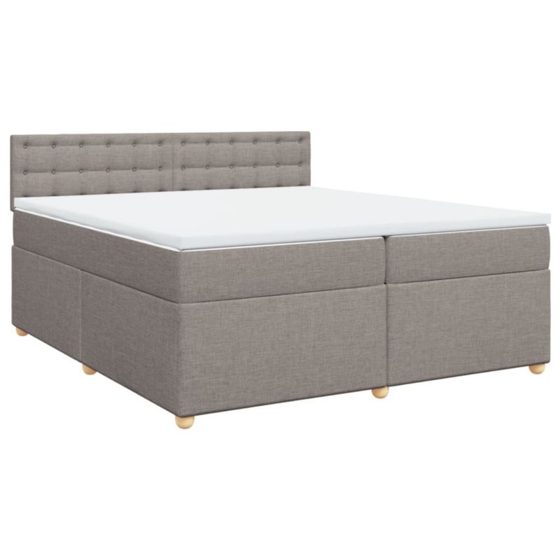 Łóżko kontynentalne WaszeMeble 200x200 cm Brązowe WM-3289105 1 szt.