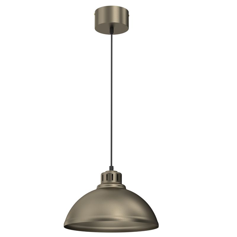 Lampa wisząca Luminex Sven tytanowe złoto-czarna wym: 115 x 30 x 30 cm 1xE27 x 15W 1 szt.