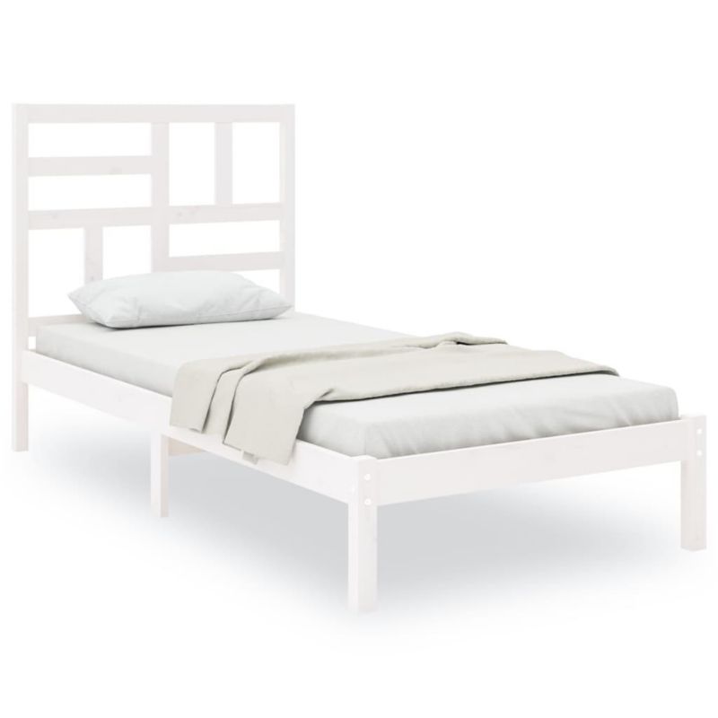Łóżko drewniane WaszeMeble 75x190 cm biała WM-3105911 1 szt.