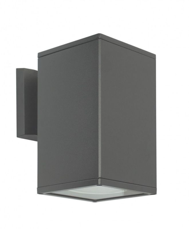 Kinkiet ścienny zewnętrzny SU-MA Adela ciemnoszary 1 x E27 x IP54 wym: 20 x 12 x 18,5 cm - 1 szt.