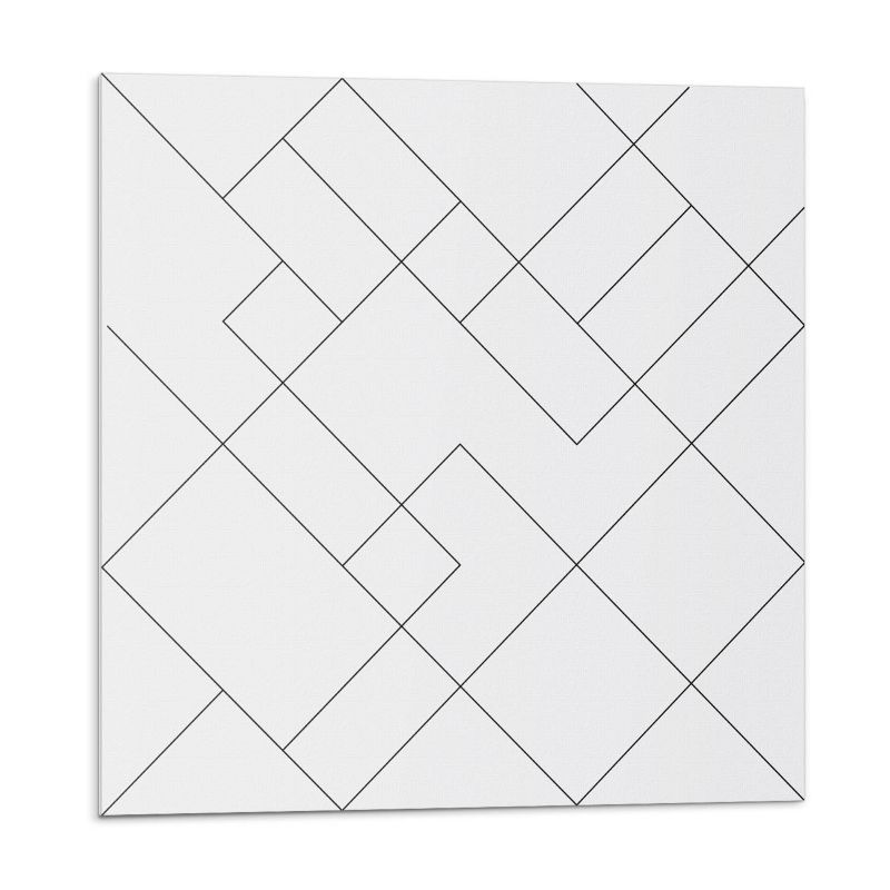Kafelki samoprzylepne Wallfluent 50x50 cm Linie w stylu abstrakcyjnym 4 szt.