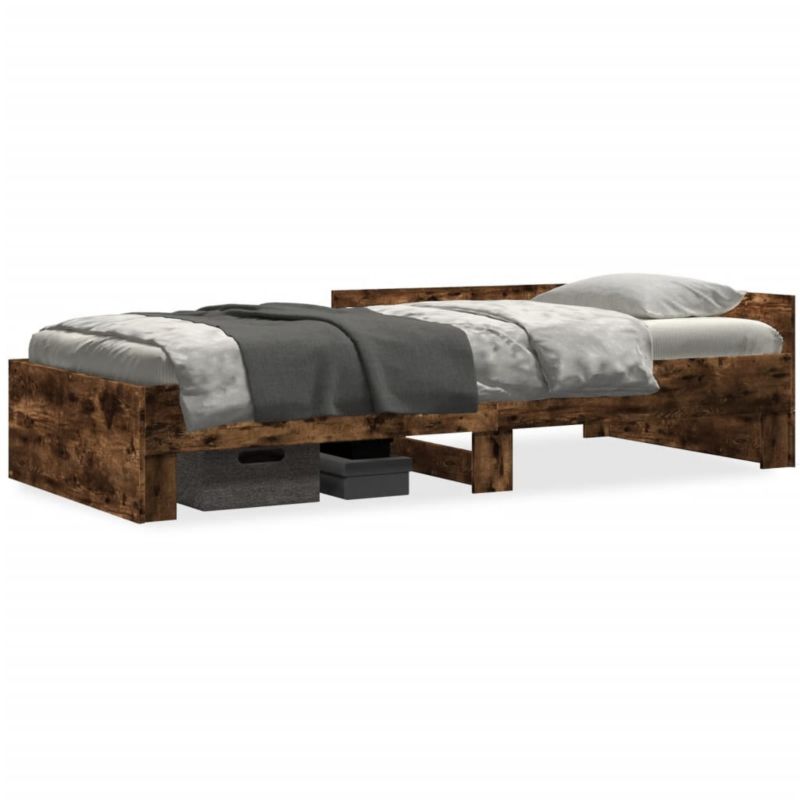 Łóżko drewniane WaszeMeble 75x190 cm brązowe WM-849597 1 szt.