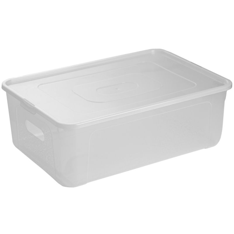 Pojemnik plastikowy z pokrywą EDANTI 20 L transparentny 1 szt.