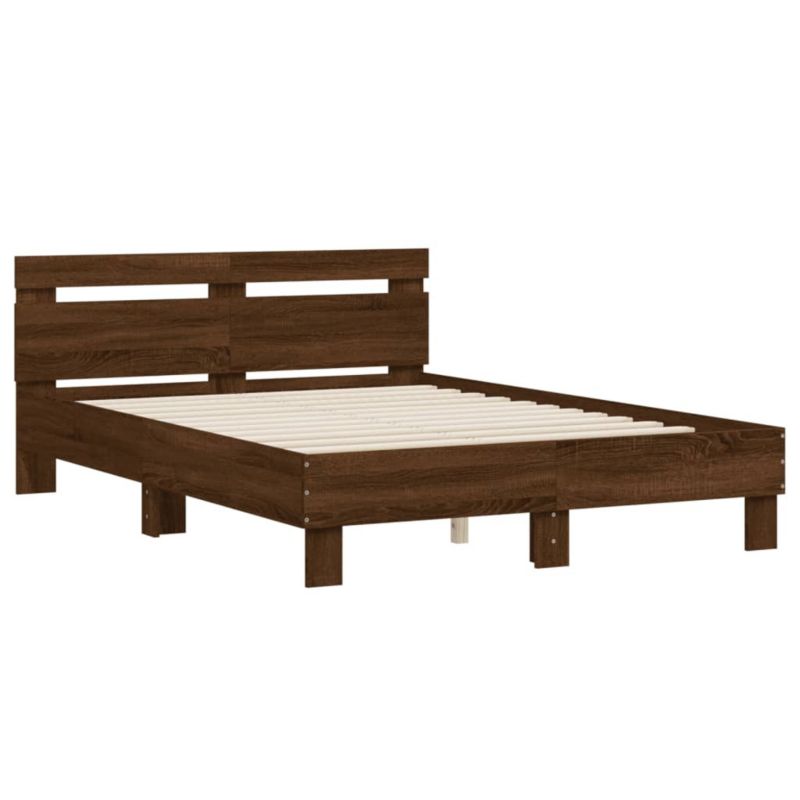 Łóżko drewniane WaszeMeble 120x190 cm brązowy WM-3207454 1 szt.