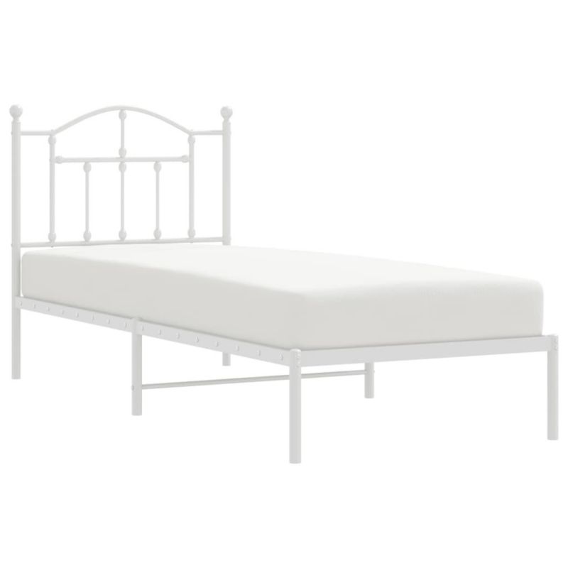 Łóżko metalowe WaszeMeble 90x190 cm biała WM-353480 1 szt.