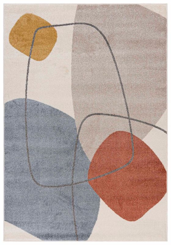 Dywan Wewnętrzny LUCY Prostokąt Mazovia 200 x 300 cm Beżowy Motyw Geometryczny 1 szt.