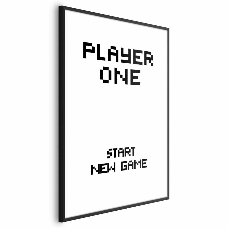Plakat Artgeist New game 60x90 cm z ramą czarną 1 szt