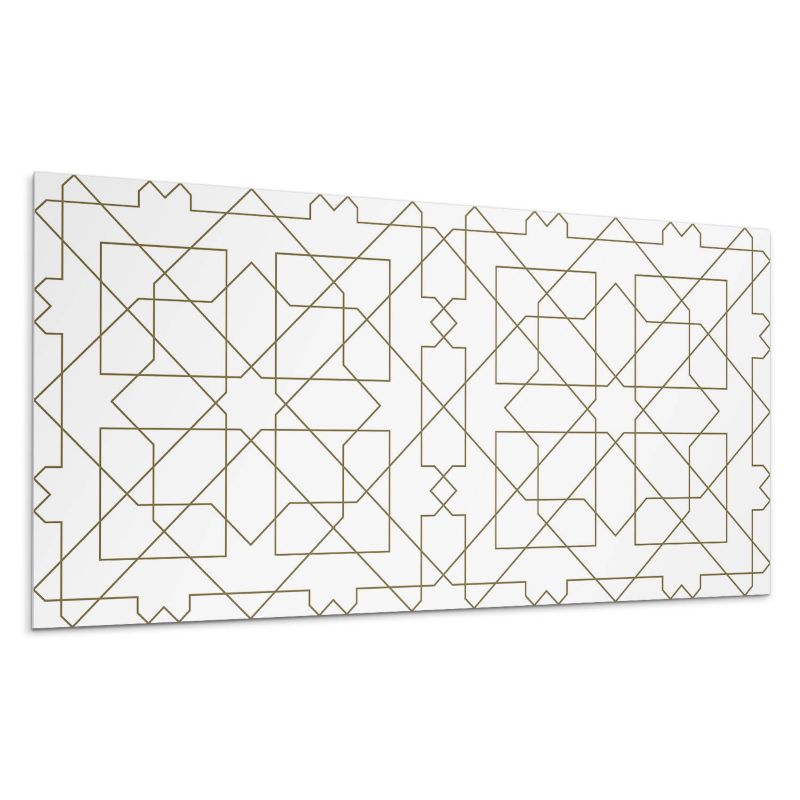 Panel samoprzylepny Wallfluent 100x50 cm Wzór linii w formie geometrycznej 1 szt.