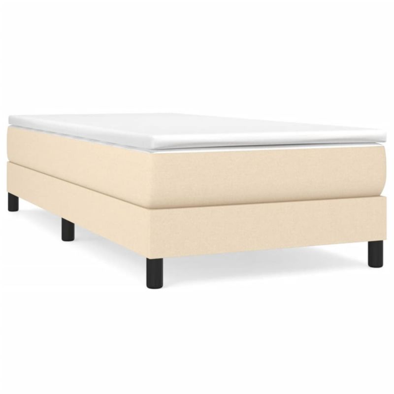 Łóżko tapicerowane WaszeMeble 90x190 cm kremowa WM-3120481 1 szt.