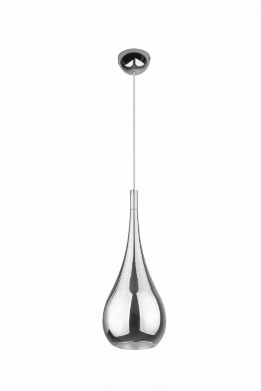 Lampa wisząca Maxlight Drop chromowana wym: 120 x 20 x 20 cm 1xE27 x 1 szt.
