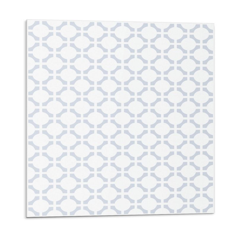 Kafelki samoprzylepne Wallfluent 50x50 cm Owalny motyw w stylu geometrycznym 4 szt.