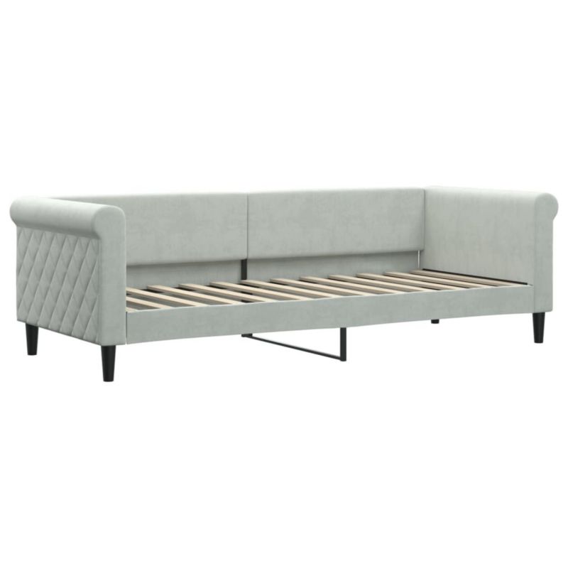 Łóżko dzienne WaszeMeble 80x200 cm jasnoszare WM-354237 1 szt.