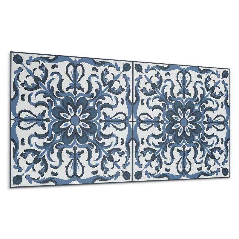 Panel samoprzylepny Wallfluent 120x60 cm Ornamentalne kwiaty w stylu artystycznym 1 szt.