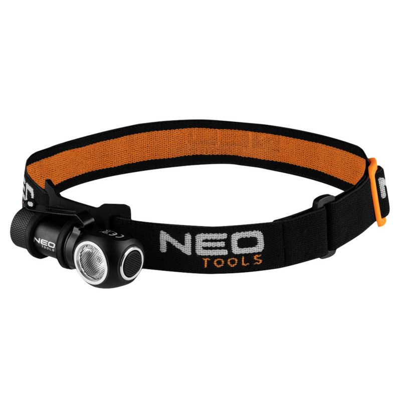 Latarka czołowa NEO TOOLS akumulatorowa 600 lm USB magnetyczne ładowanie CREE XPG3 LED 1 szt