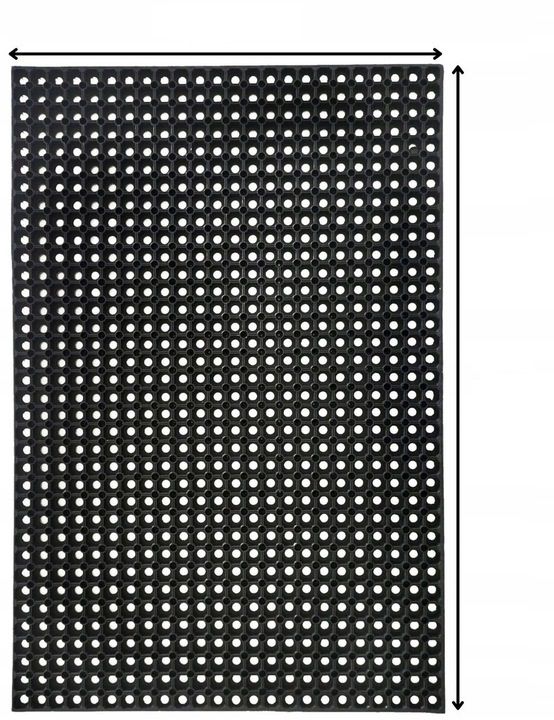 Wycieraczka gumowa Texas 100x150 cm 22mm 1 szt.