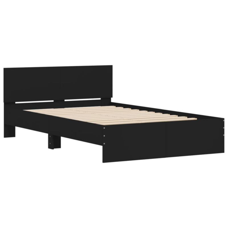 Łóżko drewniane WaszeMeble 120x190 cm czarna WM-3207512 1 szt.