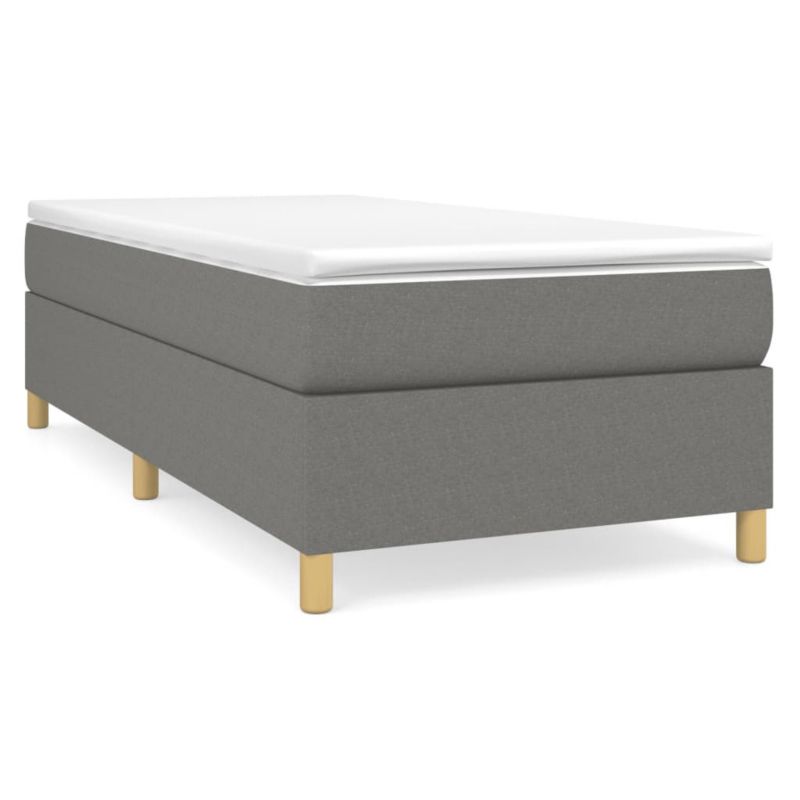 Łóżko kontynentalne WaszeMeble 90x200 cm ciemnoszara WM-3144491 1 szt.