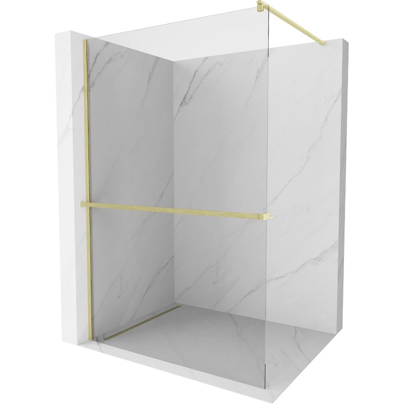 Ścianka prysznicowa walk-in Mexen Kioto+ złota 135x200 cm 800-135-121-55-00 1 szt.