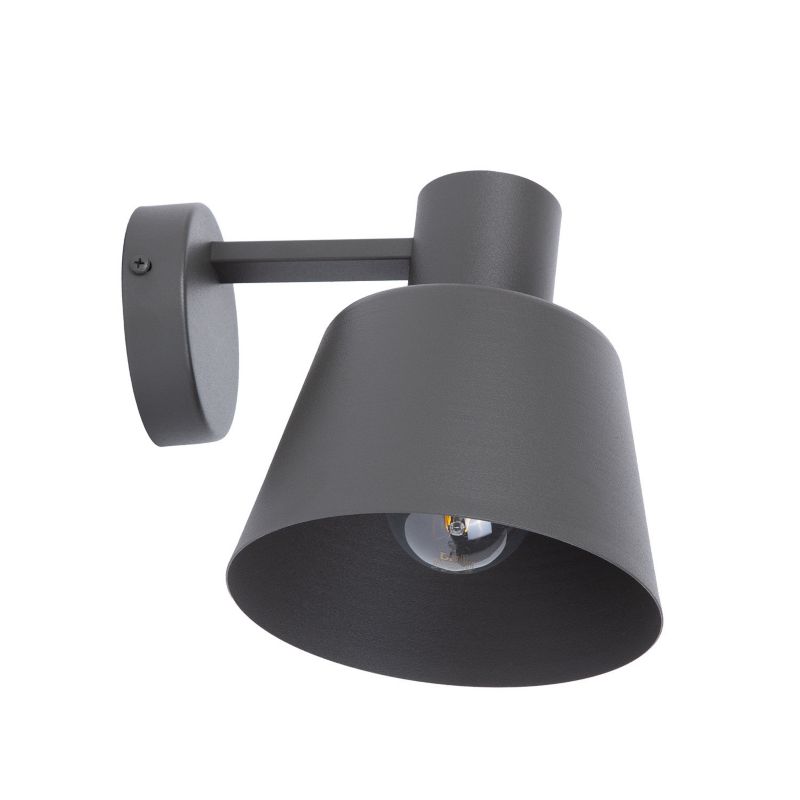 Kinkiet ścienny Sigma Lighting Dunka ciemna oliwka do sypialni 1 x E27 x IP20 wym: 17 x 17 x 23 cm - 1 szt.