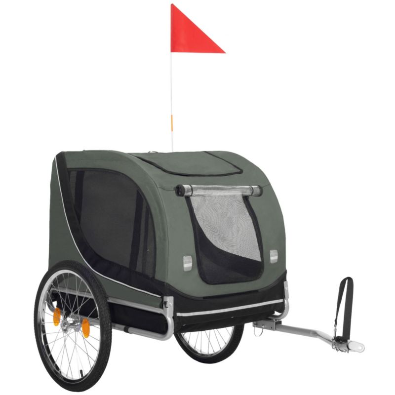 Wózek rowerowy dla psa Springos 40 kg przyczepka rowerowy, transporter do przewozu zwierząt 1 szt.