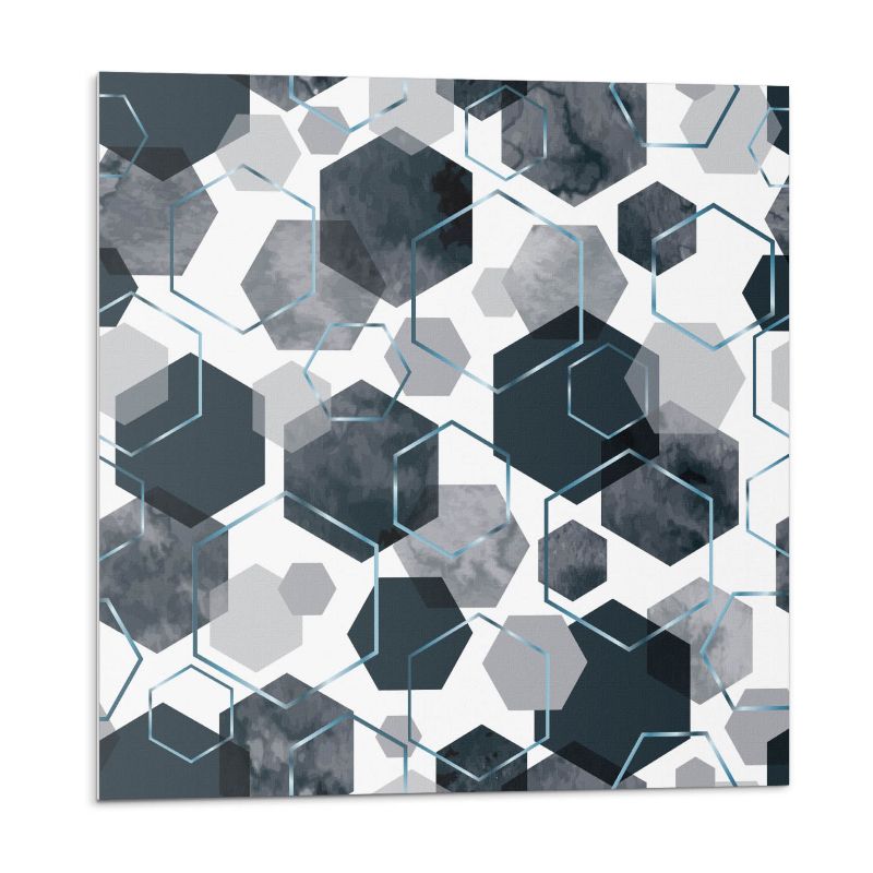 Kafelki samoprzylepne Wallfluent 20x20 cm Abstrakcyjny motyw w kształcie heksagonów 20 szt.