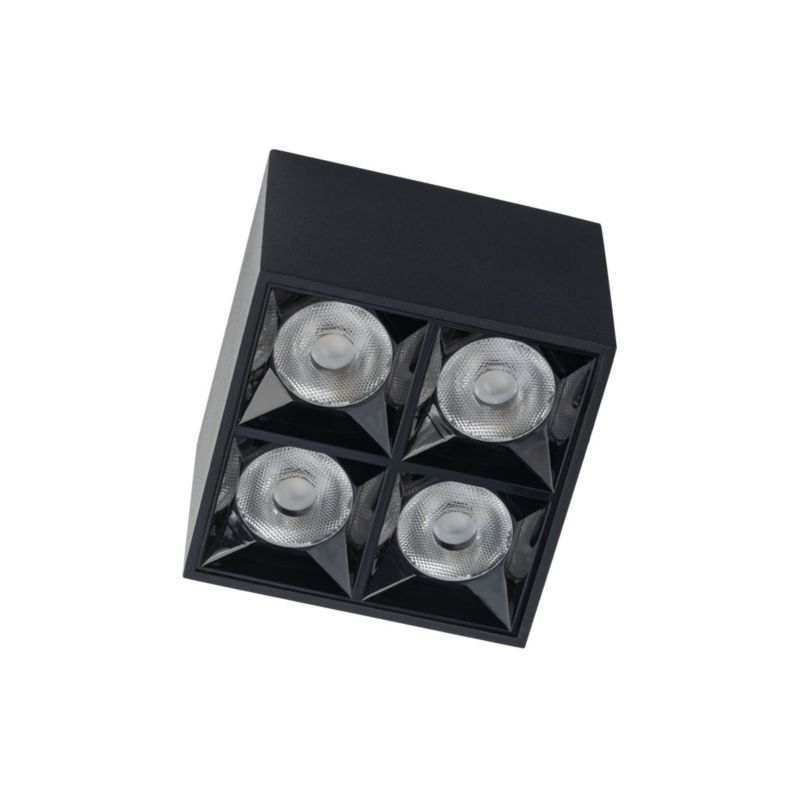 Oprawa sufitowa spot Nowodvorski Lighting Midi czarny LED 16W 4000K 1540lm IP20 wym: 8,2 x 8,2 cm aluminium - 1 szt.